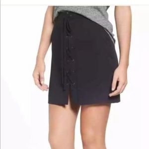 Madewell black skirt